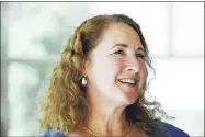  ?? Hearst Connecticu­t Media file photo ?? U.S. Rep. Elizabeth Esty visits with seniors at the Brookfield Senior Center in July 2018.