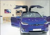  ?? REUTERS ?? Tesla said that slashing federal taxes on imports of fully assembled electric cars to 40% would be more appropriat­e.