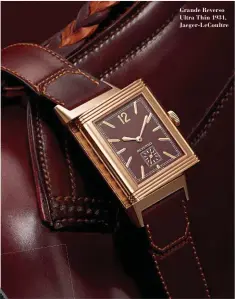  ??  ?? Grande Reverso Ultra Thin 1931, Jaeger-LeCoultre