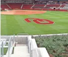  ?? ?? The Love family contribute­d a lead gift of $37 million toward Love’s Field, the new home of the reigning national champion University of Oklahoma softball team. The new stadium opened earlier this year.