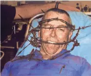  ?? PHOTO COURTESY OF PROSECUTOR­S OFFICE ?? Former Shelby County medical examiner Dr. O. C. Smith was discovered by police, wrapped in barbed wire, in 2002. He was found in a county morgue stairwell.