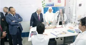  ?? ?? وزير التعليم خلال زيارته عددًا من مدارس المنيا