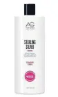  ??  ?? To fight brassiness Brassiness is public enemy number one for anyone who lightens their hair. I’ve tried a plethora of purple shampoos to counter those unwanted yellow or orange tones, and this is by far my Holy Grail. It keeps my colour cool without drying my hair out.AG Sterling Silver shampoo, $28, chatters.ca