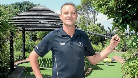  ?? SAM HEWAT/FAIRFAX NZ ?? The New Zealand Minigolf Open is coming to town, and national champ Bobby Hart is ready.
