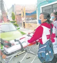  ?? Foto: Cortesía SSPM ?? La víctima iba grave por la pérdida de sangre que sufrió.