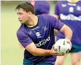  ??  ?? Kiwis hooker Brandon Smith is back training with the Melbourne Storm but is interested in a move to another NRL club.