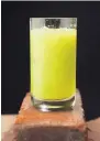  ?? J.B. FORBES/TNS ?? Blend four ingredient­s into a refreshing Minty Cucumber Melon Drink.