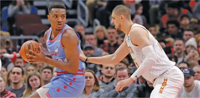  ?? NAM Y. HUH/ AP ?? Wendell Carter Jr., who’s entering his third season with the Bulls, was wondering how he could be developed better — and then new coach Billy Donovan came to him first with ways to make it happen.