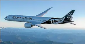  ??  ?? Air New Zealand will operate 787-9 Dreamliner­s on the Tasman route along with the narrow body A320neo.