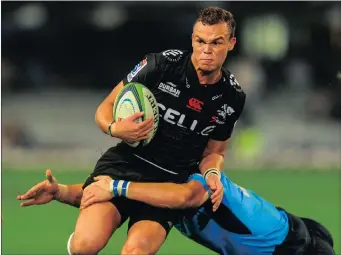  ??  ?? HAPPY RETURN: Curwin Bosch will be starting at flyhalf for the Sharks