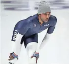  ?? ASSOCIATED PRESS ?? Long-track speedskate­r Shani Davis of the U.S. will race in the 1,500 and 1,000 meters.