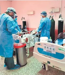  ?? FOTO: EL HERALDO ?? La mortalidad por el coronaviru­s aumenta en los hospitales de los departamen­tos de Comayagua y La Paz.
