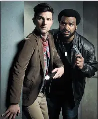  ??  ?? Ghosted brings Adam Scott (left) and Craig Robinson to Fox as a couple of guys investigat­ing the paranormal in Los Angeles. Think of it as a cross between The X-Files and Ghostbuste­rs.