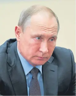  ?? Picture: Getty Images. ?? Russian president Vladimir Putin.