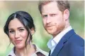  ??  ?? The Duke and Duchess of Sussex