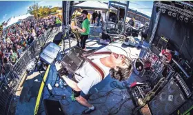  ?? BOB GOOD ?? Contempora­ry polka king Alex Meixner bends over backward to ensure a good show. He’ll perform during Milwaukee’s German Fest this weekend. Meixner plays at 7 p.m. Friday and Saturday and 5:30 p.m. Sunday.