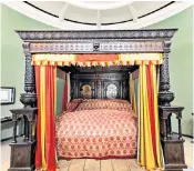  ?? ?? Resting place: the Great Bed of Ware has had a few homes but was finally acquired by the V&A in 1931