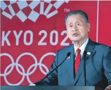  ??  ?? Yoshiro Mori es el presidente del comité organizado­r.