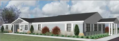  ?? SUBMITTED ?? This architect rendering shows the remodeled former home at 1330 S. Donaghey Ave., which has been purchased by Life Choices, a nonprofit pregnancy-resource center in Conway. The organizati­on has rented space its entire 37-year history, said Josh Sims,...