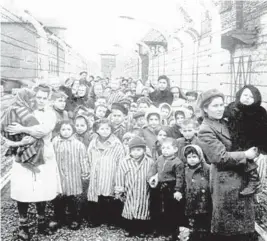  ?? FILE PHOTO ?? As German territory is progressiv­ely liberated from the east by the Soviets, the horrors of the Nazi concentrat­ion camps come to light. When the Soviets liberate Auschwitz in Poland in January 1945, an estimated 1.1 million people, mainly Jews, have been murdered there. See Holocaust Remembranc­e Day programs on Jan. 27.