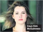  ??  ?? Coun Kim McGuinness