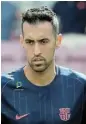  ??  ?? Sergio Busquets