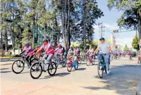  ?? CORTESÍA: IMCUFIDET ?? Los ciclistas arrancarán en punto de las 10:00 horas