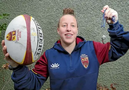  ?? ROBYN EDIE/STUFF ?? Georgia Mason is to become the second female referee for a Southland premier club rugby game only two months after Cassie Watt became the first in Rugby Southland’s 135-year history.
