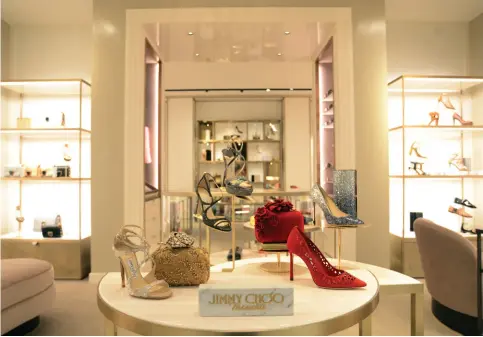  ??  ?? the Jimmy Choo Store in new delhi