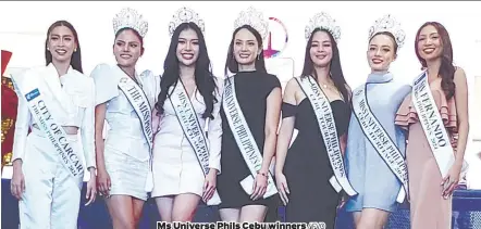  ?? / FVQ ?? Ms Universe Phils Cebu winners