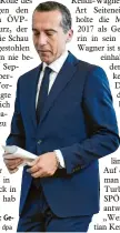  ?? Foto: dpa ?? Ex-kanzler Christian Kern: Genug vom Klein-klein.