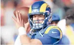  ?? ALEX MENENDEZ/AP ?? After languishin­g in Detroit most of his career, Rams quarterbac­k Matthew Stafford is one win away from the Super Bowl.