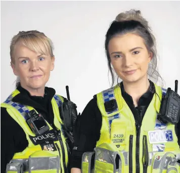  ?? Picture: Gloucester­shire Constabula­ry ?? PC Sarah Crawford (left) and PC Lucy Howard