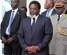  ?? DR ?? Presidente Kabila exigiu a retirada dos Capacetes Azuis