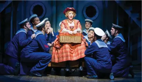  ?? CYLLA VON TIEDEMANN ?? Lisa Horner stars as Little Buttercup in the Stratford Festival’s remake of Gilbert and Sullivan’s 1878 comic opera HMS Pinafore.