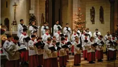  ?? Foto: Valentin Wohlfarth (Archivbild) ?? Die Augsburger Domsingkna­ben singen geistliche Chormusik beim Cantate Domino im Augsburger Dom.