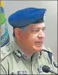  ?? DEEPAK SANSTA /HT ?? DGP Sanjay Kundu addressing the media in Shimla on Monday.