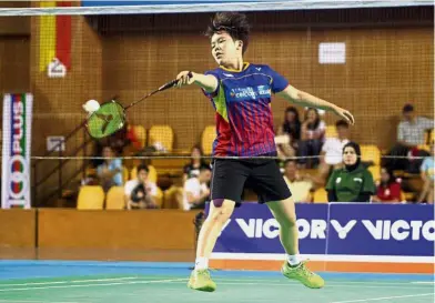  ??  ?? Make us proud: Goh Jin Wei will be counted on to deliver a medal at the KL SEA Games in August.