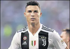  ?? REUTERS ?? Las Vegas police confirmed on Monday they have opened a sexual assault case from 2009 against Cristiano Ronaldo.