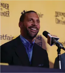  ?? Reuters ?? A new project has Rio Ferdinand training to box