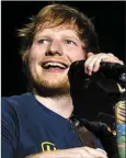  ??  ?? Ed Sheeran: invited to play Gorey.