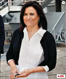  ??  ?? 2Maria Flor Pedroso é a nova diretora de Informação