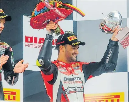  ?? FOTO: WORLDSBK ?? Xavi Forés regresa al circuito de su primer podio. En 2016 terminó tercero de la segunda carrera tras Rea y De Angelis