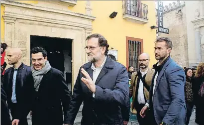  ?? SALAS / EFE ?? El president del Govern central, Mariano Rajoy, ahir a Còrdova