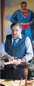  ??  ?? Oliver Platt stars as comic book publisher M.C. Gaines in Professor Marston and the Wonder Women, a film that explores the pleasures and pains of a polyamorou­s relationsh­ip.