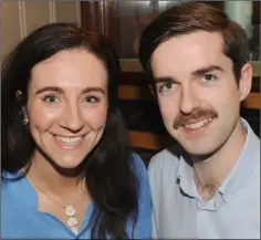  ??  ?? Annmarie Duffy, Dublin Road and Rory Mulholland, Kilkerley at the Dundalk Lions Club table quiz in Kennedy’s Bar.