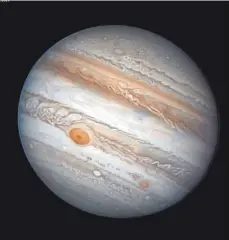  ?? FOTO: D. PEACH;CHILESCOPE TEAM ?? Die Aufnahme des Jupiters stammt von 2017. US-Forscher haben zwölf neue Monde dieses Planeten entdeckt.