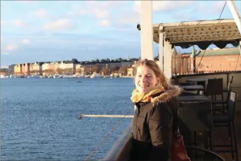  ?? ?? Signe Kjaerulff Svaneborg har som den første fået et borgerslag igennem i Aarhus, hvor byrådet onsdag den 21. februar skal behandle hendes forslag om at droppe havneudvid­elsen. Foto: Privatfoto