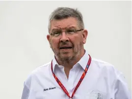  ?? FOTO: JOHANNES EISELE/LEHTIKUVA-AFP ?? ■ F1-sportchefe­n Ross Brawn.