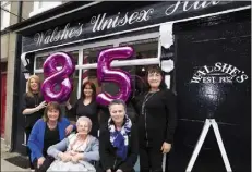  ??  ?? Yvonne Stacey, Biddy Walshe and Claire Nolan with (back) Angela Kennedy, Donna Moynihan and Emily Kehoe.